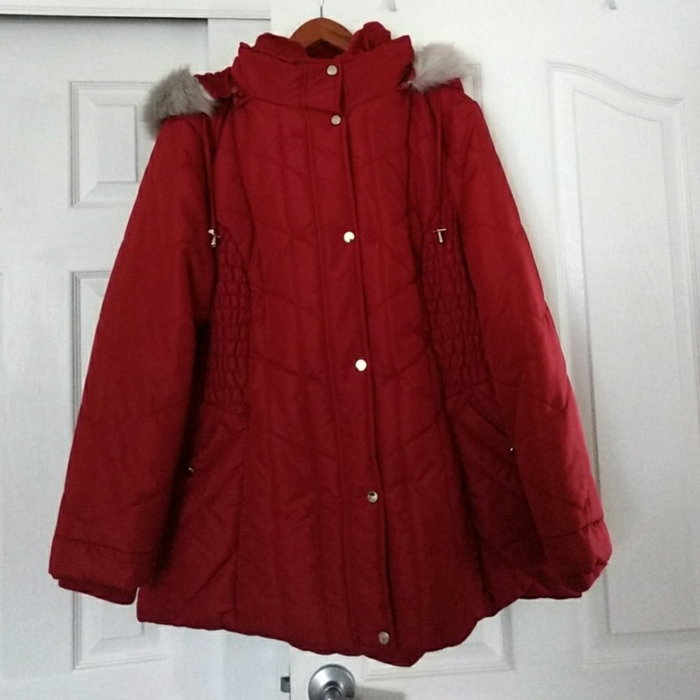 Susan Graver quilted winter jacket
